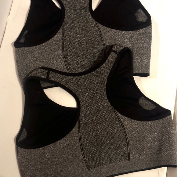 DANSKIN NOW LOT OF 2 BLACK WHITE TWEED WORKOUT WEAR BRAS-XXL -2XG -20 - Picture 2 of 8